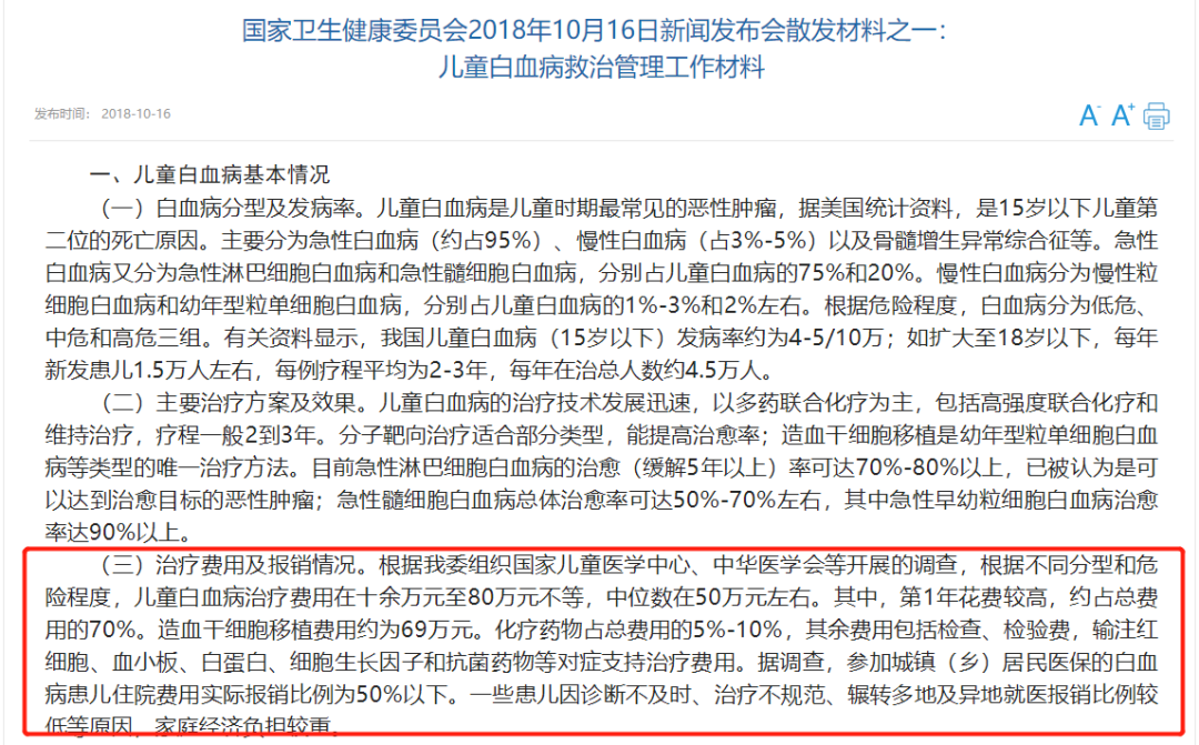 重大疾病治疗费用